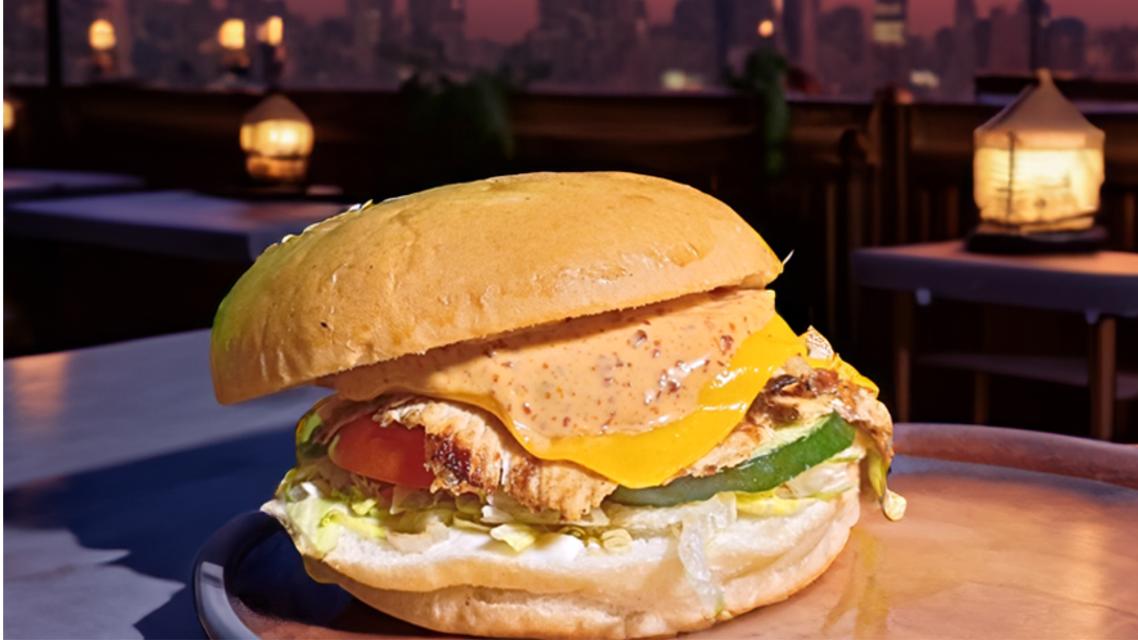 36 Chicken steak Burger - Image 1